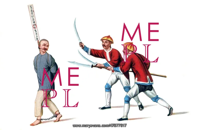 : Imperial China, Prisoner Led to Execution, 1799 : Imperial China, Prisoner Led to Execution, 1799