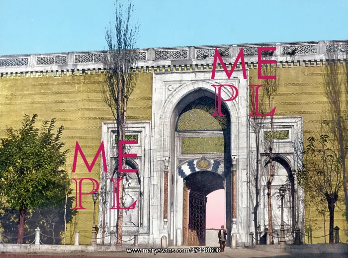 : Imperial gate, Topkapi Palace, Constantinople, Turkey : Imperial gate, Topkapi Palace, Constantinople, Turkey