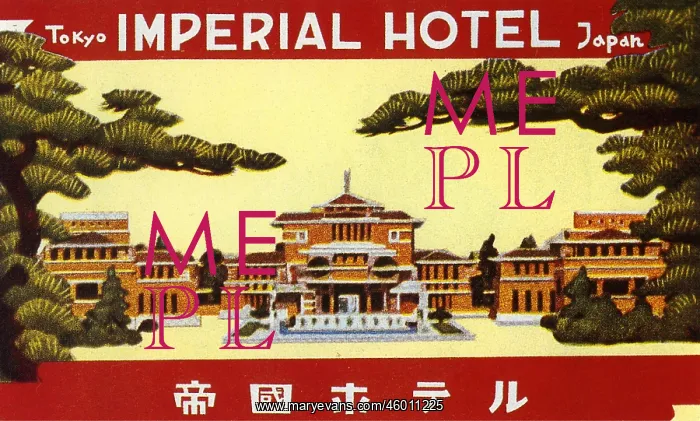 : Imperial Hotel, Tokyo : Imperial Hotel, Tokyo