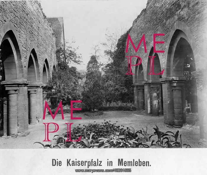 : The imperial palace in Memleben, 1912 : The imperial palace in Memleben, 1912