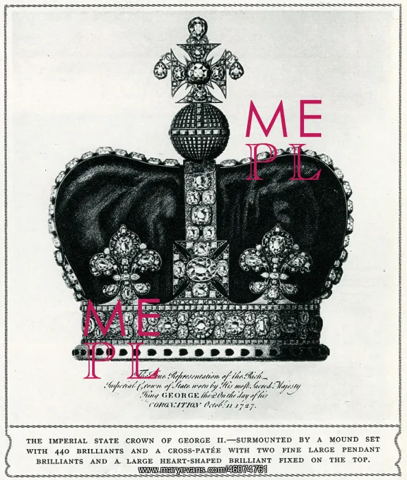  : Imperial State Crown of George II, was crowned 1727