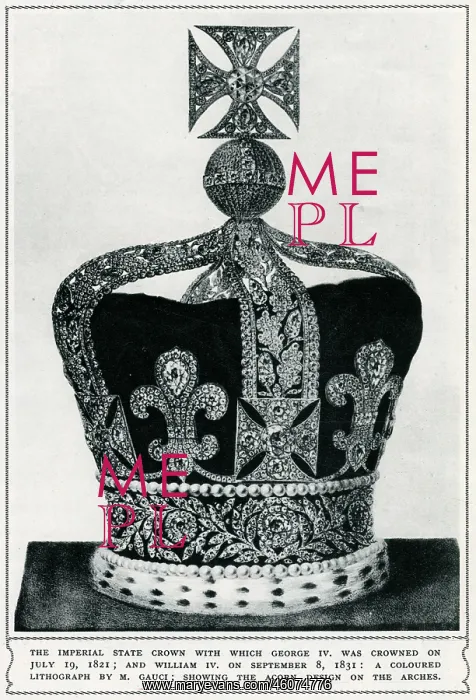 : Imperial State Crown that George IV and William IV : Imperial State Crown that George IV and William IV