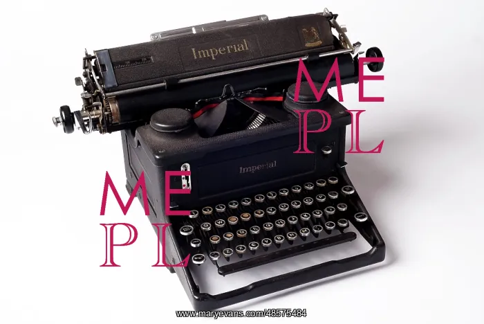 : Imperial typewriter, Auxiliary Territorial Service, 1935 : Imperial typewriter, Auxiliary Territorial Service, 1935