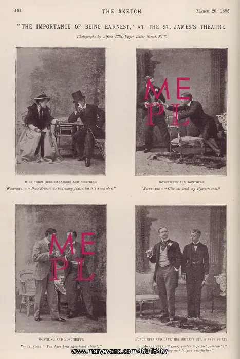 : The Importance of Being Earnest : The Importance of Being Earnest