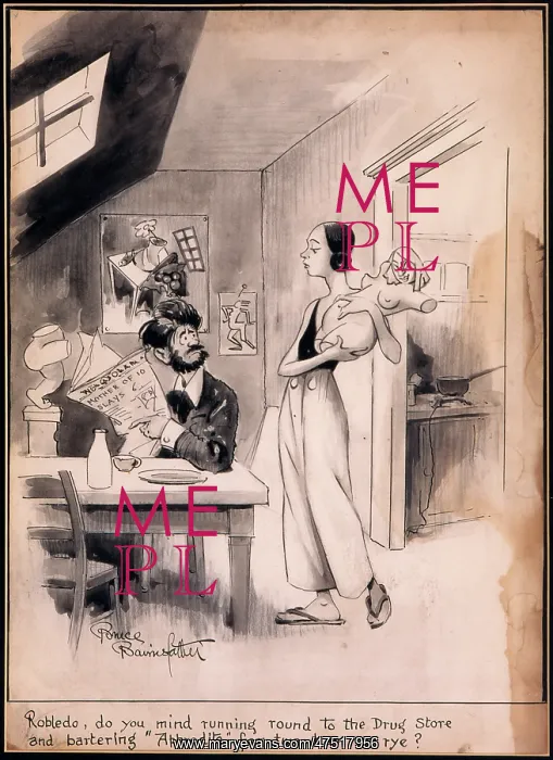: Impoverished artists by Bruce Bairnsfather : Impoverished artists by Bruce Bairnsfather