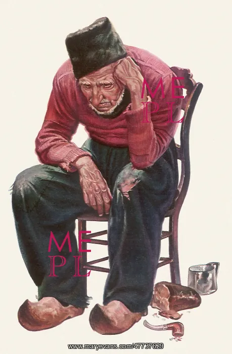 : Impoverished and Solemn Dutch Man : Impoverished and Solemn Dutch Man