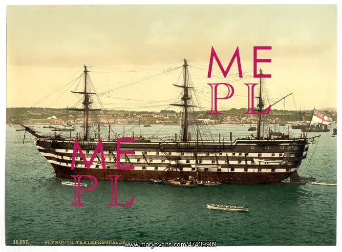: The Impregnable training ship, Plymouth, England The Impregn : The Impregnable training ship, Plymouth, England The Impregn