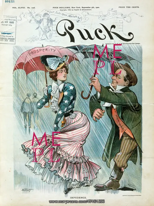  : Impudence. Illustration shows William Jennings Bryan offering his small