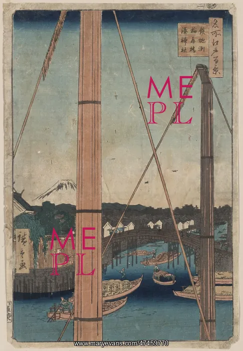 : Inari Bridge and Minato Shrine, Teppozu : Inari Bridge and Minato Shrine, Teppozu