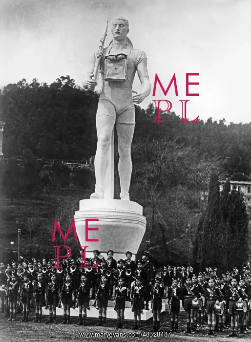 : Inauguration of the Balilla Monument on the Foro Mussolini : Inauguration of the Balilla Monument on the Foro Mussolini