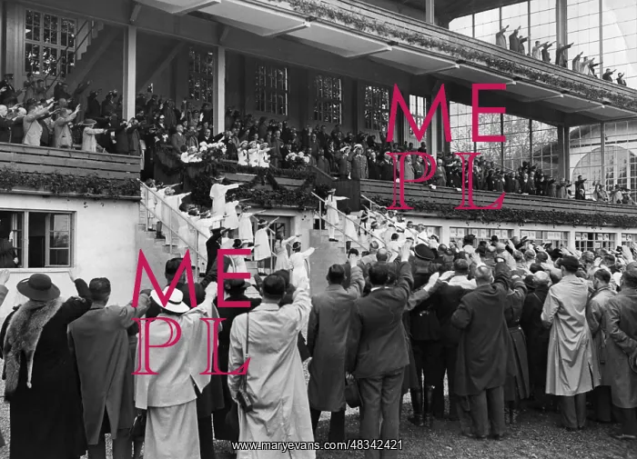 : Inauguration ceremony of a new stand at the : Inauguration ceremony of a new stand at the