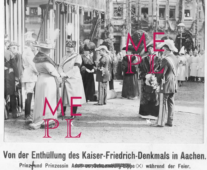 : Inauguration of the Kaiser Friedrich Monument in Aachen : Inauguration of the Kaiser Friedrich Monument in Aachen