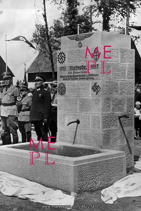 : Inauguration of Riedrode by Walther Darre, 1936 : Inauguration of Riedrode by Walther Darre, 1936