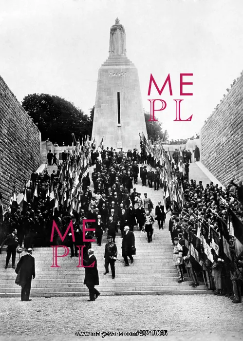 : Inauguration of the WWI monument at Verdun, 1929 : Inauguration of the WWI monument at Verdun, 1929