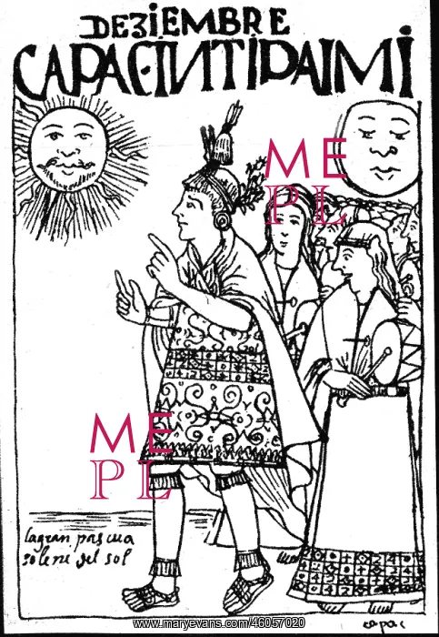 : Incas celebrating summer solstice : Incas celebrating summer solstice