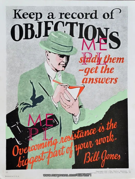  : Incentivisation Poster - Objections