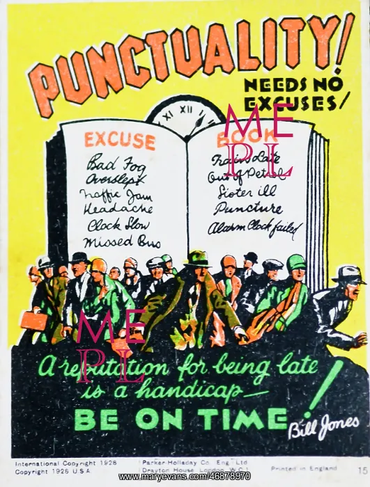 : Incentivisation Poster - Punctuality : Incentivisation Poster - Punctuality