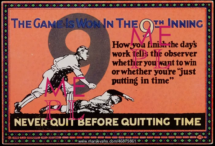 : Incentivisation Poster - Never Quit : Incentivisation Poster - Never Quit