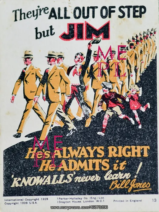 : Incentivisation Poster - Out of step Jim : Incentivisation Poster - Out of step Jim