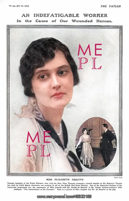 : An indefatigable war worker, Elizabeth Asquith : An indefatigable war worker, Elizabeth Asquith