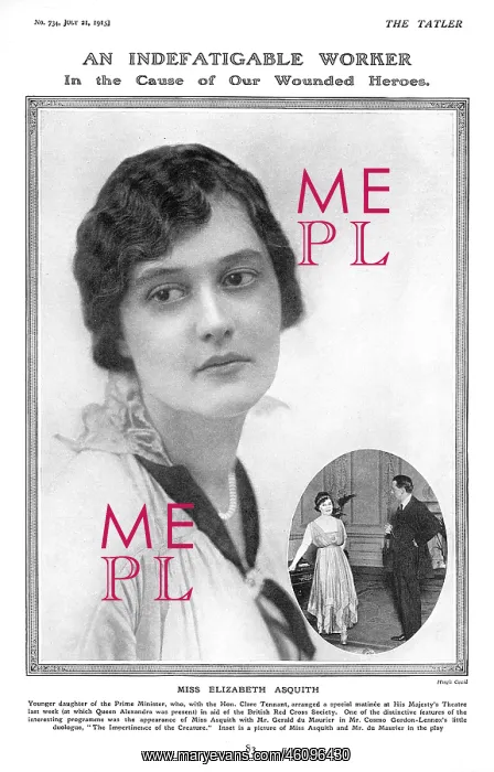 : An indefatigable war worker, Elizabeth Asquith : An indefatigable war worker, Elizabeth Asquith
