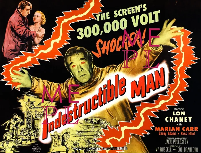 : Indestructible Man starring Lon Chaney a 1956 : Indestructible Man starring Lon Chaney a 1956