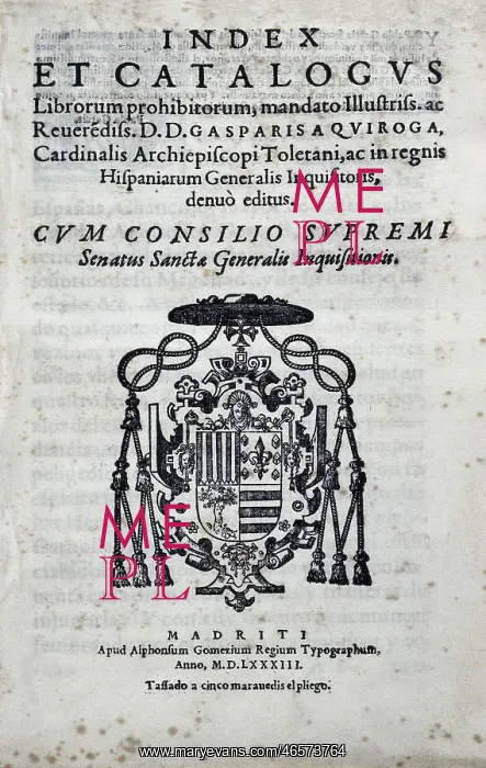 : Index et catalogus librorum prohibitorum (Index : Index et catalogus librorum prohibitorum (Index
