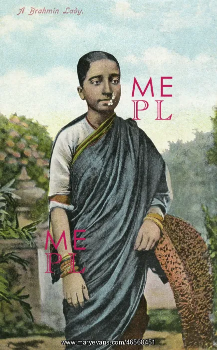: India - A Brahmin lady : India - A Brahmin lady