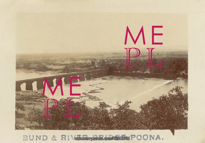 : India - The Bridge at Pune (Poona) : India - The Bridge at Pune (Poona)