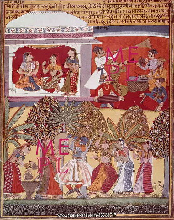 : INDIA. Calcutta. Krishna's dance. Illustration : INDIA. Calcutta. Krishna's dance. Illustration