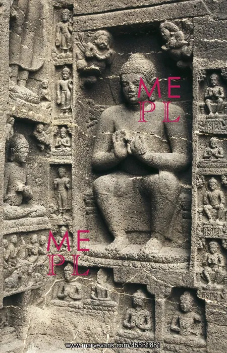 : India. Caves of Ajanta. Buddha : India. Caves of Ajanta. Buddha