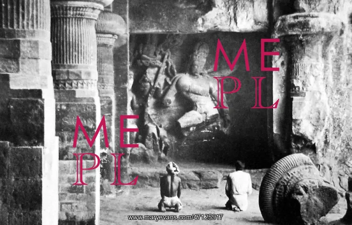  : India - Elephanta Temple early 1900s