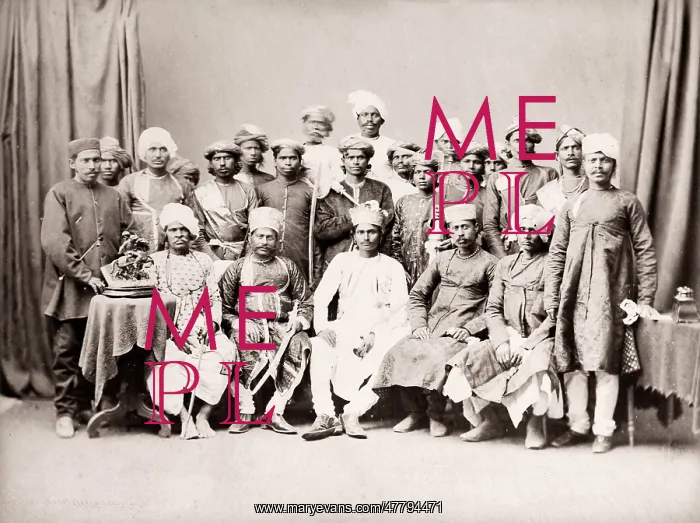 : India - a maharaja and his officials : India - a maharaja and his officials