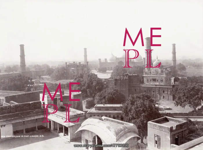 : India, from the palace in the fort, Lahore, now Pakstan : India, from the palace in the fort, Lahore, now Pakstan