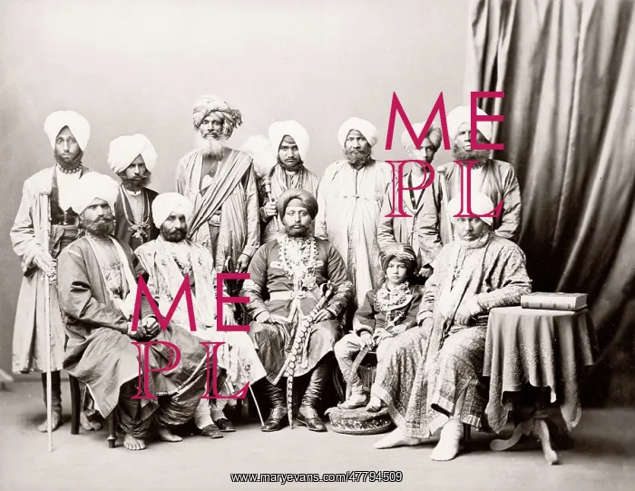 : India - the Raja of Farikdot. 1860s : India - the Raja of Farikdot. 1860s