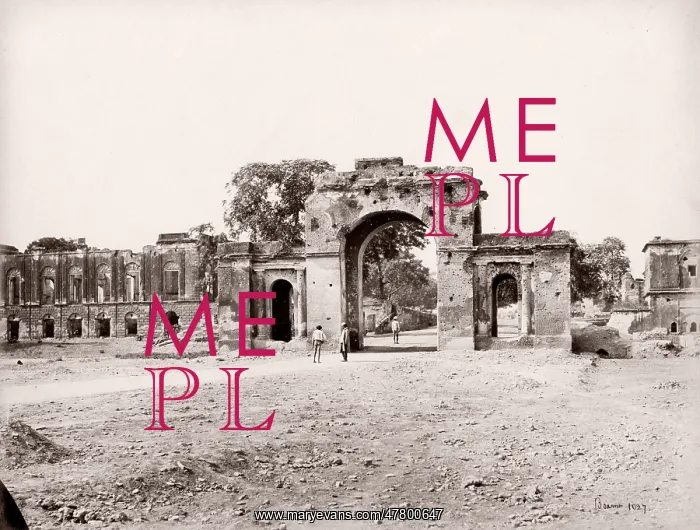  : India - the Residency, Lucknow, Samuel Bourne, 1860s