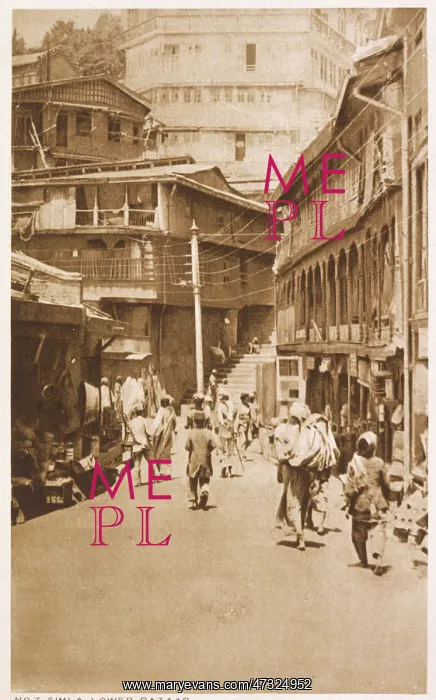  : INDIA / SIMLA BAZAAR 1920S