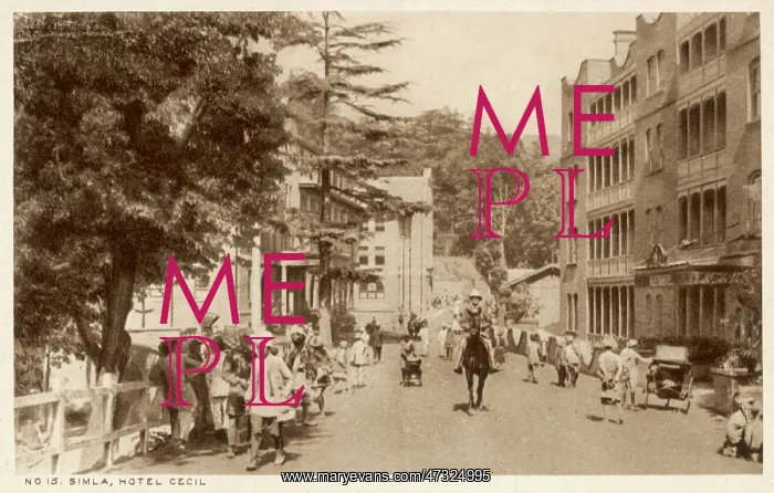  : INDIA / SIMLA HOTEL CECIL