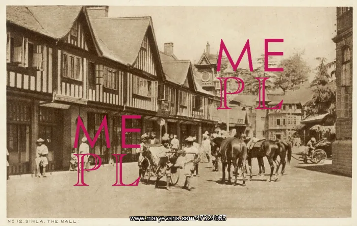  : INDIA / SIMLA MALL 1920S