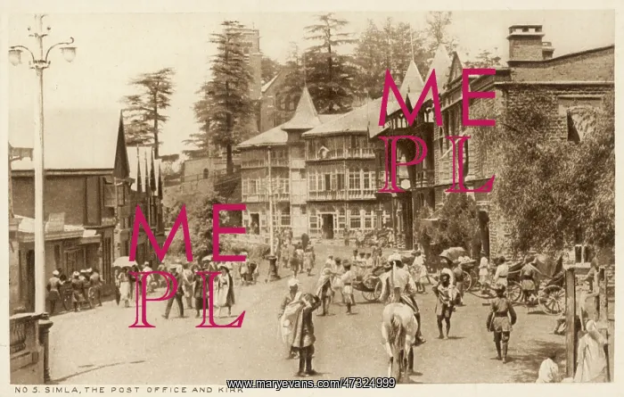 : INDIA / SIMLA POST OFFICE : INDIA / SIMLA POST OFFICE