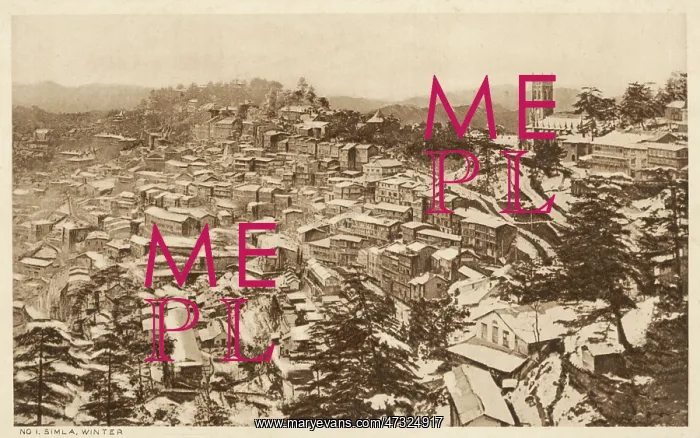 : INDIA / SIMLA WINTER 1920S : INDIA / SIMLA WINTER 1920S