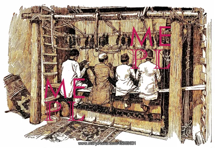 : Indian carpet weavers : Indian carpet weavers