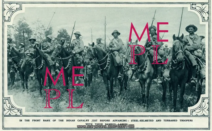  : Indian cavalry preparing to charge