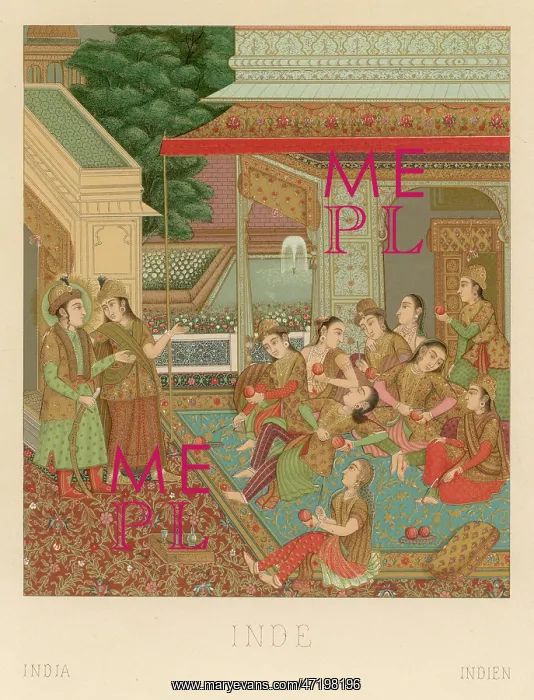 : Indian Harem 17th century : Indian Harem 17th century
