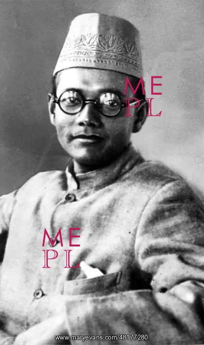 : The Indian independence fighter Subhas Chandra Bose, 1930s ( : The Indian independence fighter Subhas Chandra Bose, 1930s (
