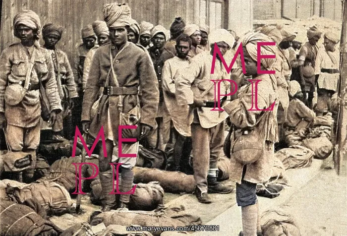 : An Indian labour corps during World War I : An Indian labour corps during World War I