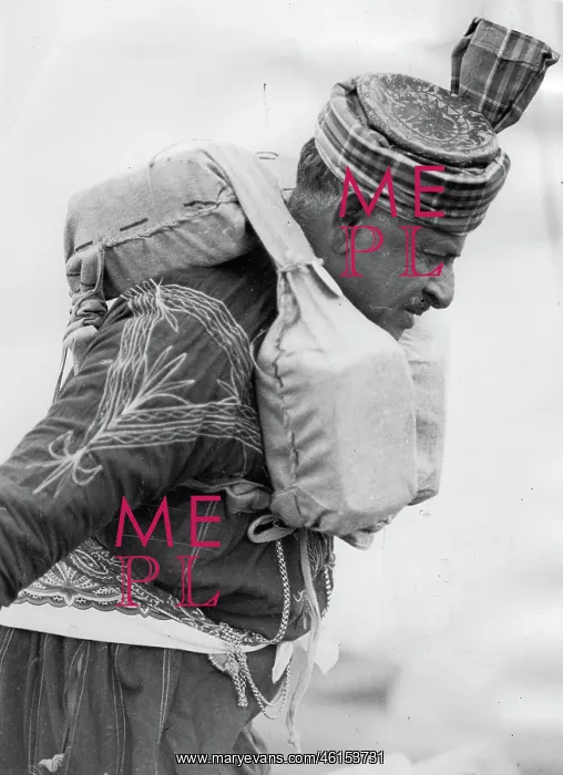 : An Indian man with turban and life : An Indian man with turban and life