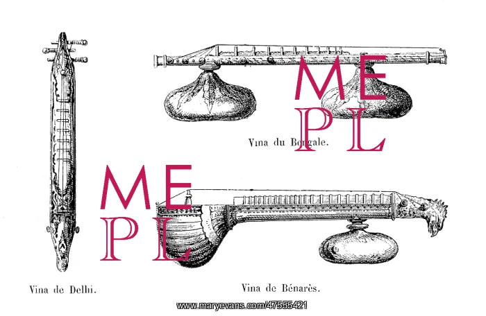  : Three Indian musical instruments