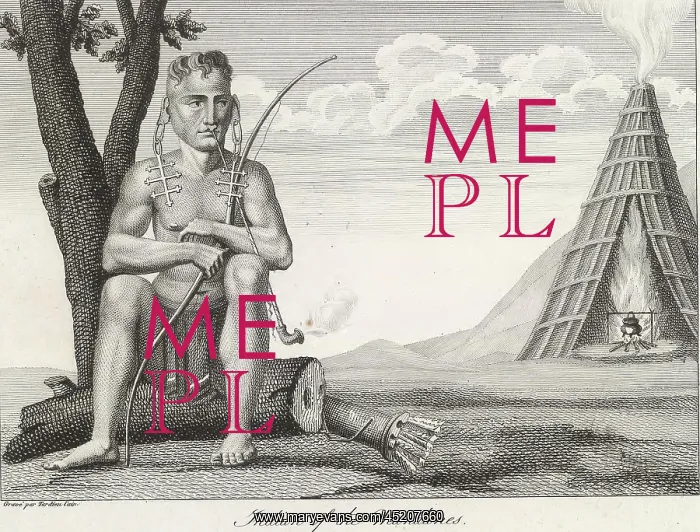: Indian of the nation of Mandans, plains ? : Indian of the nation of Mandans, plains ?