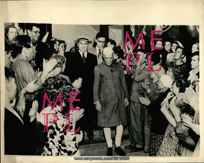 : Indian PM Nehru on visit to Soviet Union : Indian PM Nehru on visit to Soviet Union